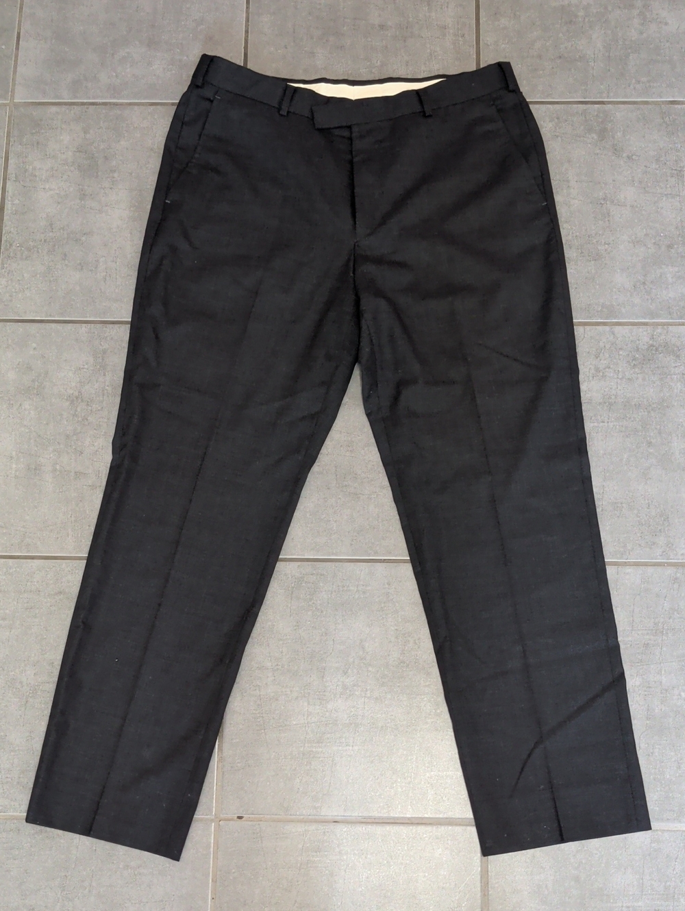 Z Zegna Wool Charcol Dress Pants